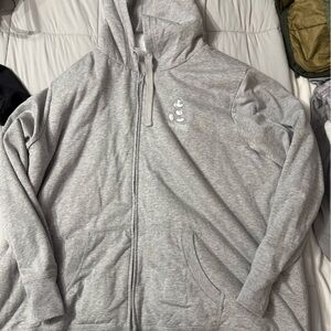 Grey Sherpa Disney zip up